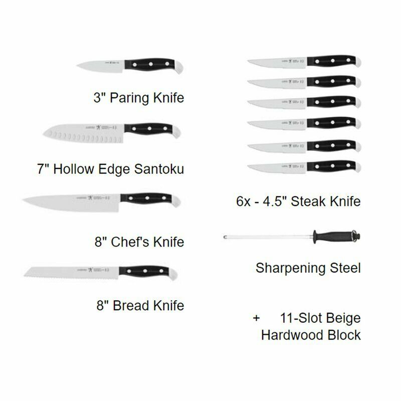 Henckels Statement #35309-000 12 Piece Knife Block Set, Brand New - Fresh Stock Dated October 2025
