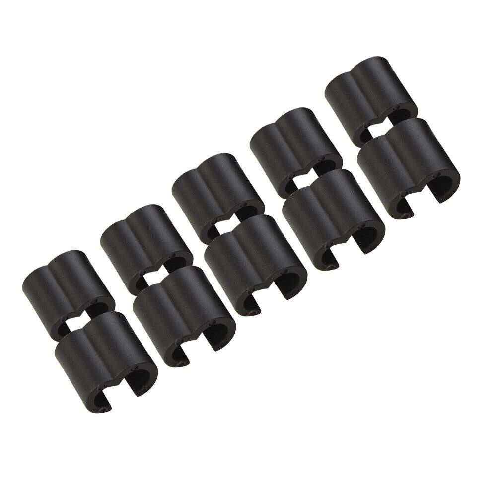 MTB Road Bike Hydraulic Disc Brake Shift Cable Guide Hose Frame Fixture Kit X10 - Fresh Stock Dated October 2025