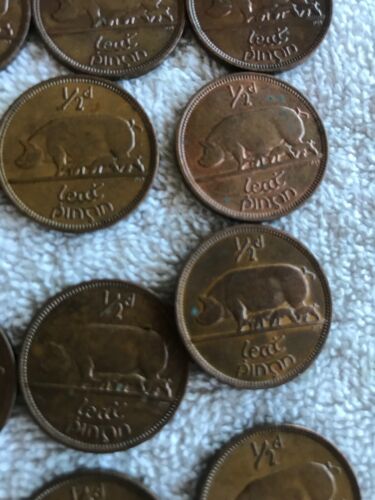 Lot Of 26 Irish Lucky Half-pennies 1964 - Fresh Stock Dated October 2025