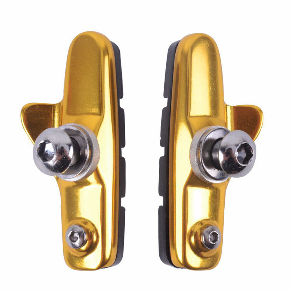 ZTTO Bike Light-Weight C-Brake Pads Caliper 61mm/38.5g Road Bike Brake Shoes - Fresh Stock Dated October 2025