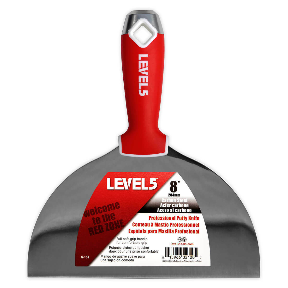 LEVEL5 #5-603 Drywall Putty Knife Set Carbon Steel 5 Piece | FREE SHIPPING - Fresh Stock Dated October 2025