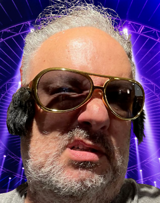 ELVIS SUNGLASSES With Sideburns Presley Rock & Roll Sun Glasses Costume Gold Gag - Fresh Stock Dated October 2025