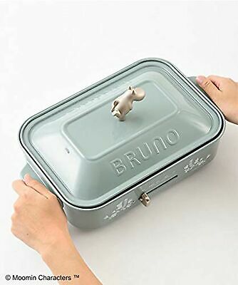 BRUNO Compact Hot Plate BOE059-BGR (Moomin) Japan Domestic AC:100 - Fresh Stock Dated October 2025