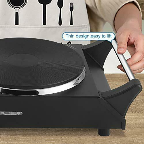 Techwood Hot Plate Electric Single Burner 1800W Portable Burner for Cooking - Fresh Stock Dated October 2025
