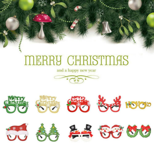 Christmas Santa Claus Glasses Eyeglasses Spectacles Party Decoration Props Gifts - Fresh Stock Dated October 2025