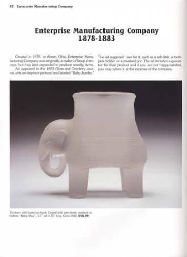 Vintage Glass Elephants Collector Guide 1880s Up incl Fenton Fostoria & Others - Fresh Stock Dated October 2025