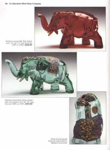 Vintage Glass Elephants Collector Guide 1880s Up incl Fenton Fostoria & Others - Fresh Stock Dated October 2025