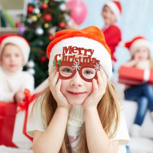 Christmas Santa Claus Glasses Eyeglasses Spectacles Party Decoration Props Gifts - Fresh Stock Dated October 2025