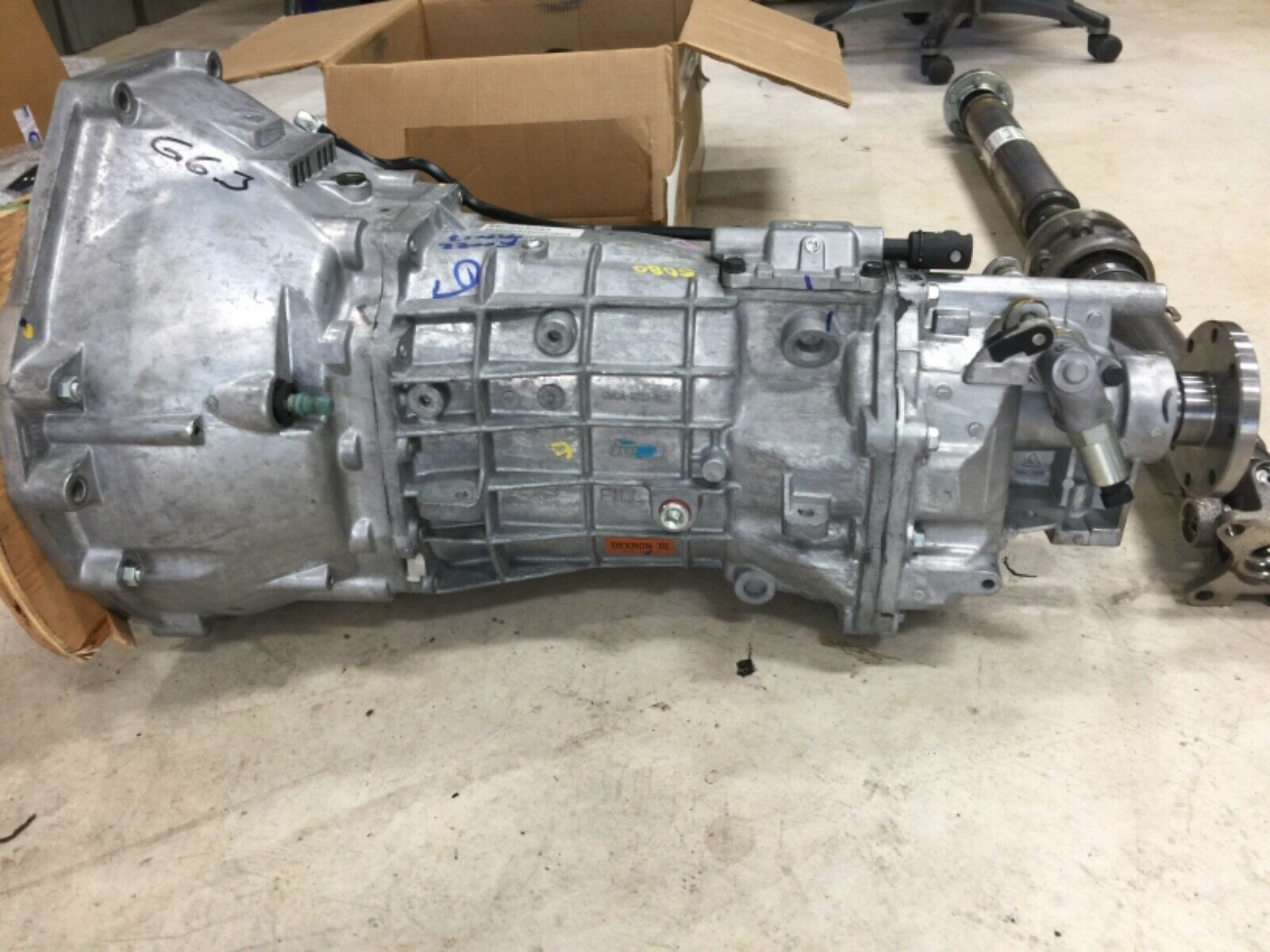 Mustang GT500 Transmission Tremec TR6060 6-Speed w/ Clutch Driveshaft 800 Miles - Fresh Stock Dated October 2025