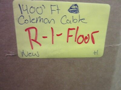 1400' Coleman Rg Cable Coax Coaxial 11/U 14 Awg CL2 CATV 934 E100316 Bulk - Fresh Stock Dated October 2025