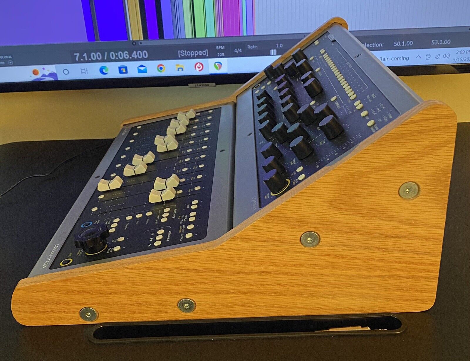 Softube Console 1 and Fader 1 with wooden stand - Fresh Stock Dated October 2025