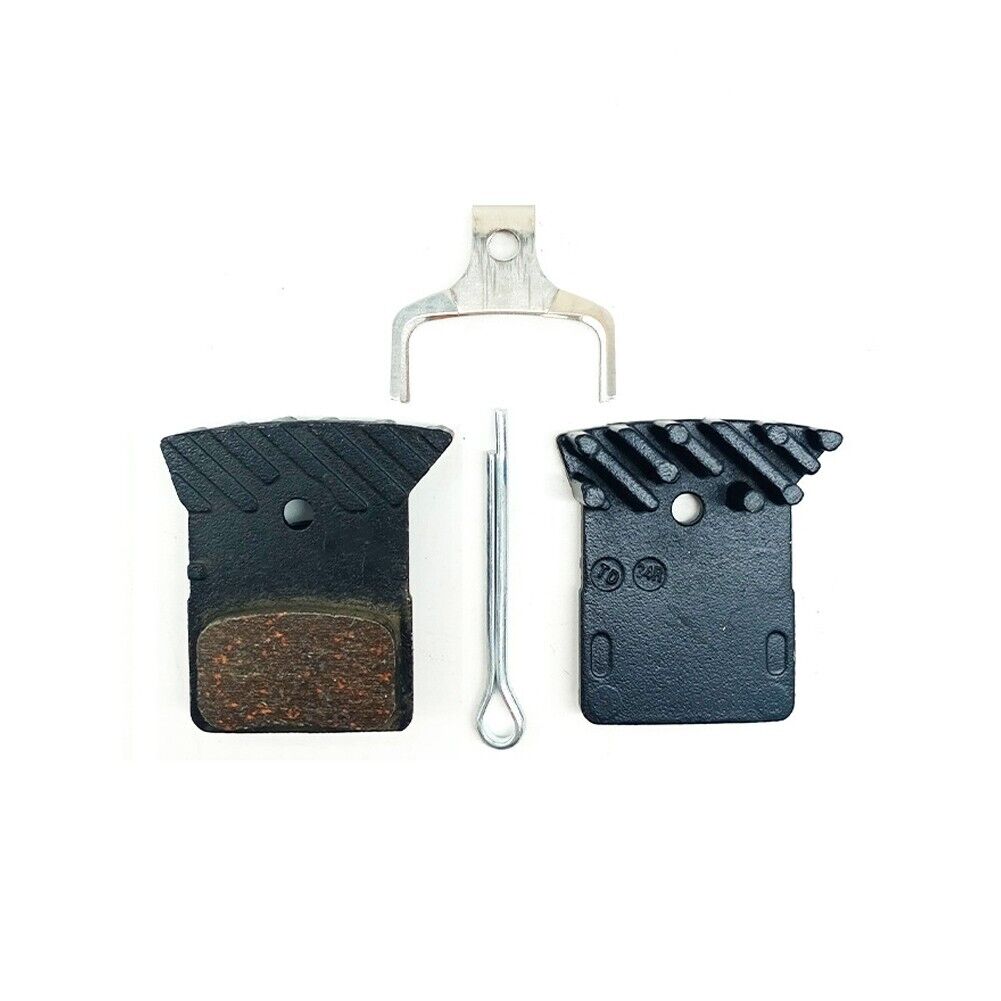 MTB Road Bike Disc Brake Pads Cooling Fin Resin For-Shimano BR-RS805 BR-RS505 - Fresh Stock Dated October 2025