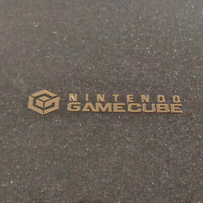 GameCube Gold Metallic Label / Aufkleber / Sticker / Badge / Logo [163c] - Fresh Stock Dated October 2025