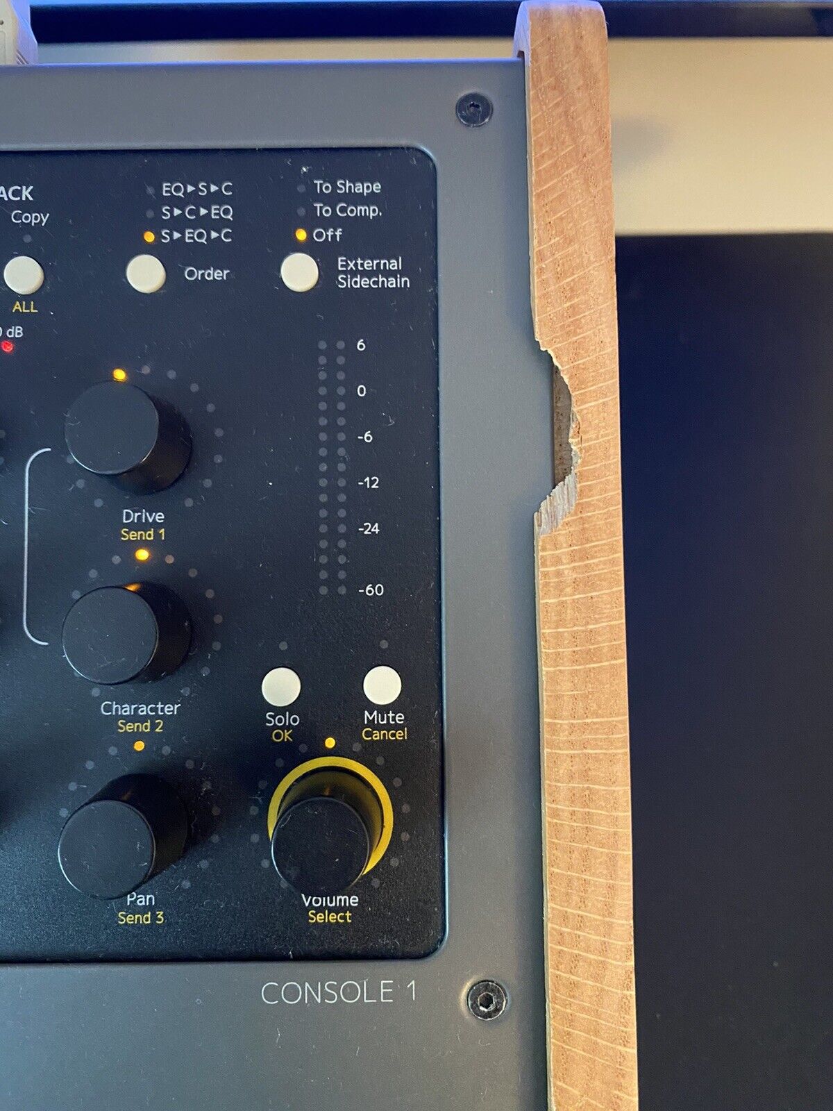 Softube Console 1 and Fader 1 with wooden stand - Fresh Stock Dated October 2025