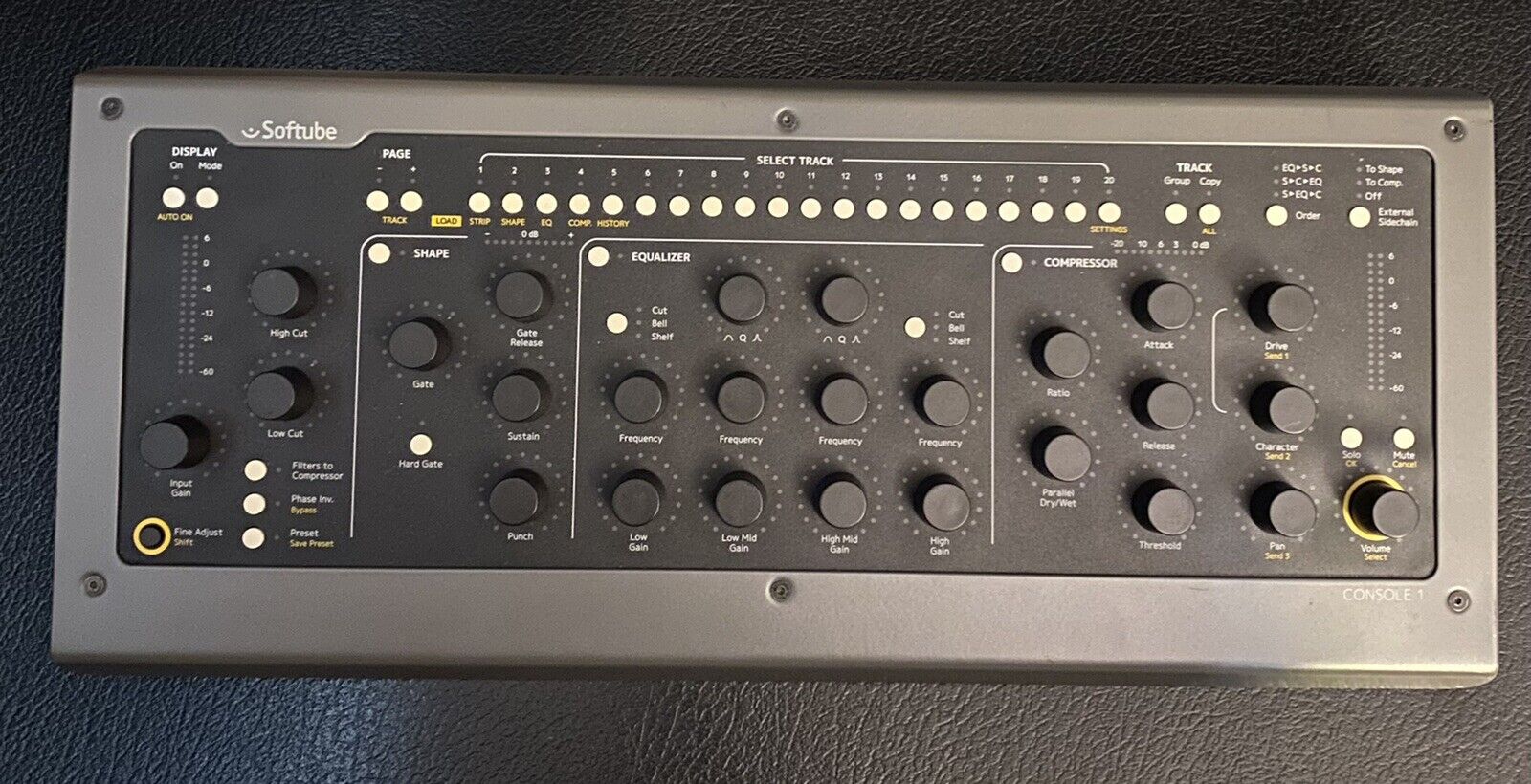 Softube Console 1 and Fader 1 with wooden stand - Fresh Stock Dated October 2025