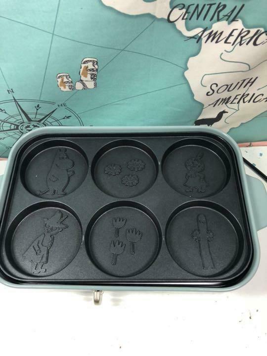 BRUNO Moomin Compact Hot Plate BOE059-BGR AC:100 Coat Pot & Grill Plate Set - Fresh Stock Dated October 2025