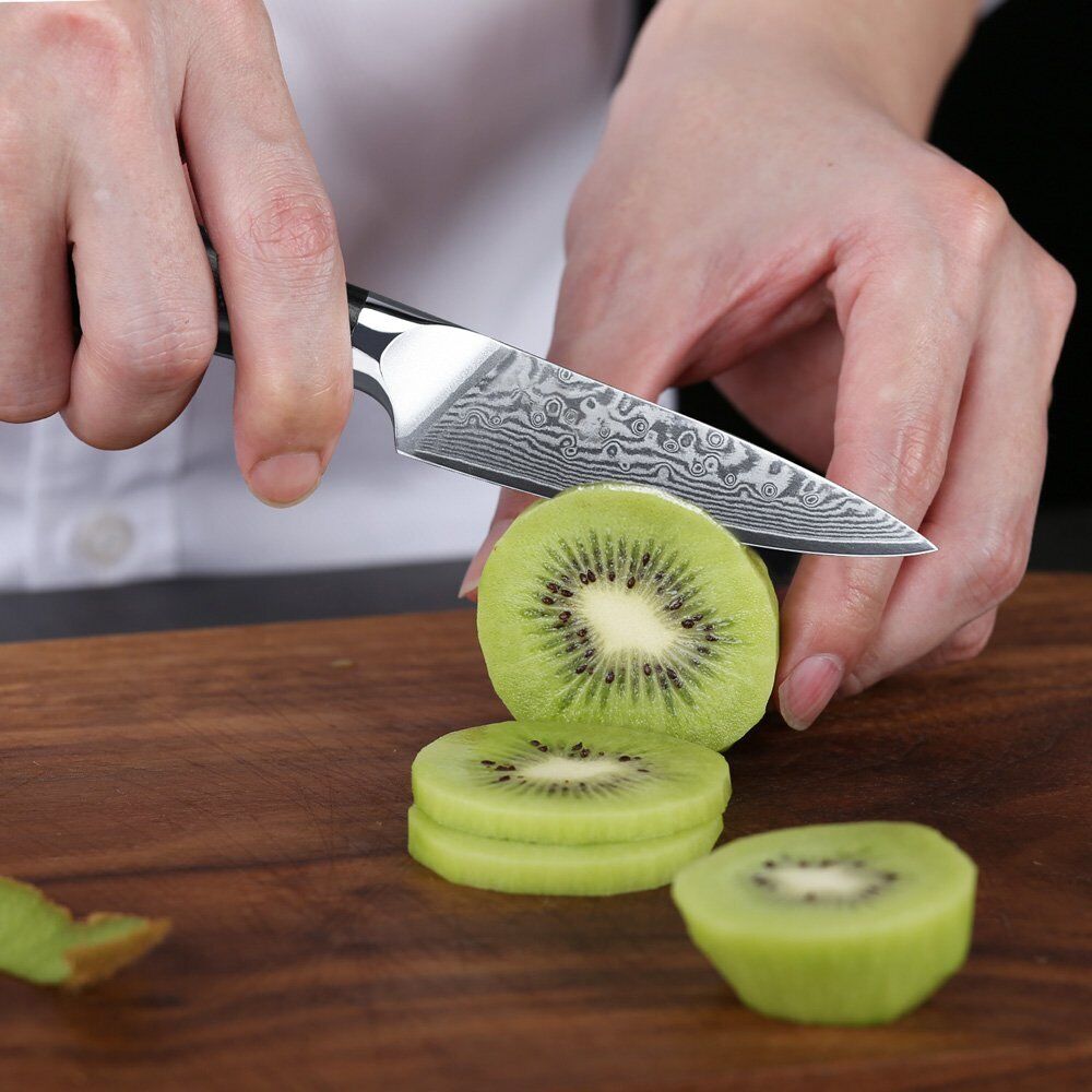 5Pcs TURWHO Paring Santoku Chef Knife Japanese VG10 Damascus Steel Kitchen Knife - Fresh Stock Dated October 2025