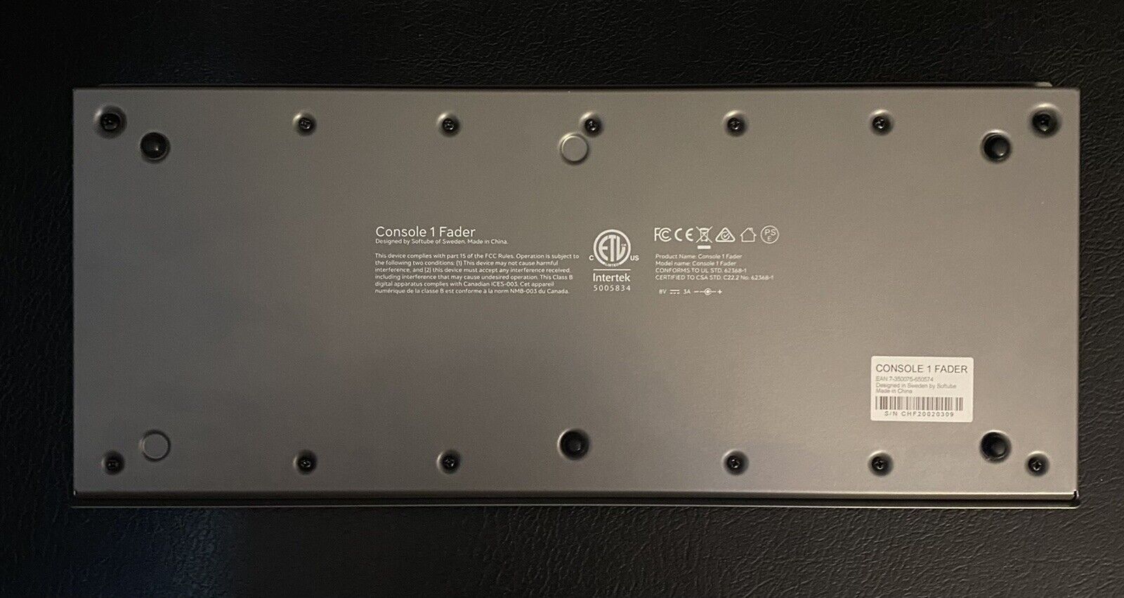 Softube Console 1 and Fader 1 with wooden stand - Fresh Stock Dated October 2025