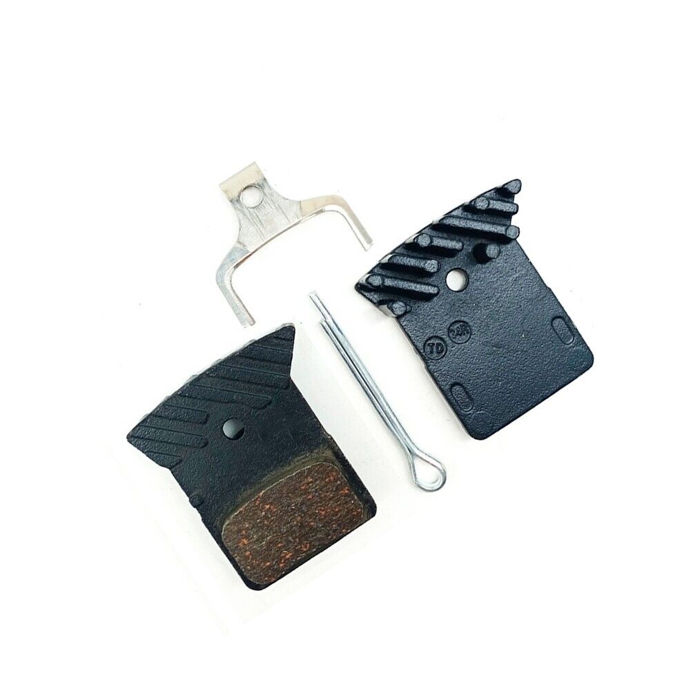 MTB Road Bike Disc Brake Pads Cooling Fin Resin For-Shimano BR-RS805 BR-RS505 - Fresh Stock Dated October 2025