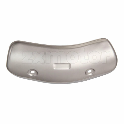 Universal Motorcycle Exhaust Pipe Guard Heat Shield Cover 7.5x3inch Silver - Fresh Stock Dated October 2025