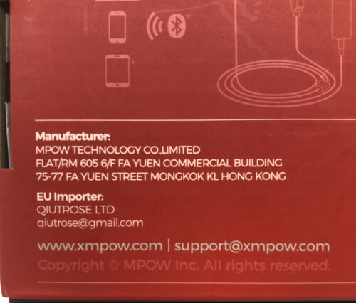 Mpow Wireless Bluetooth Car Kit Hands-Free Calling Streambot Audio Receiver MBR2 - Fresh Stock Dated October 2025