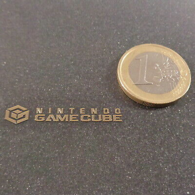 GameCube Gold Metallic Label / Aufkleber / Sticker / Badge / Logo [163c] - Fresh Stock Dated October 2025