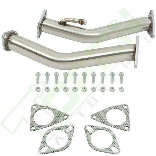 Down Pipes Catless Straight Downpipe Exhaust For Nissan 370z for Infiniti G37 V6 - Fresh Stock Dated October 2025