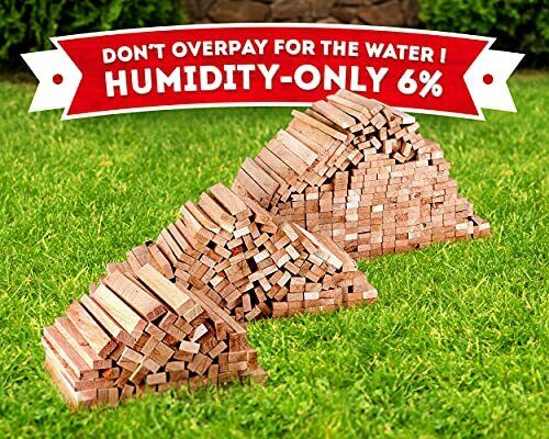 Kindling Wood fire Starter Sticks 300 pc - Kiln Dried Firewood - Fire Starter fo - Fresh Stock Dated October 2025