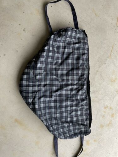 Blue/black Plaid English Saddle Cover - Fresh Stock Dated October 2025