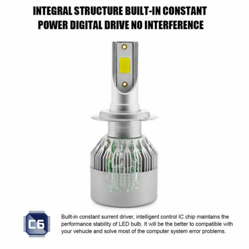 FOR SUZUKI KING QUAD 400 500 750 HIGH POWER HEADLIGHT LED LIGHT BULB SUPER WHITE - Fresh Stock Dated October 2025