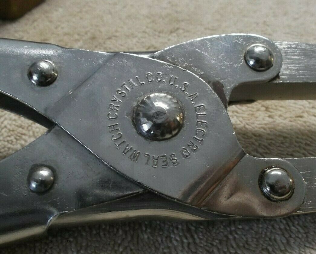Complete Vintage USA>ELECTRO-GLAS< SEAL Watchmakers CRYSTAL INSERTING TOOL-W/Box - Fresh Stock Dated October 2025