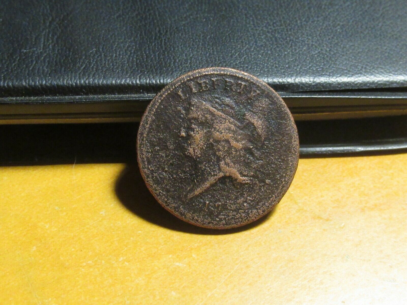 1793 Liberty Cap Half Cent. Cohen-4. Corroded, Cleaned. Nice Detail. - Fresh Stock Dated October 2025