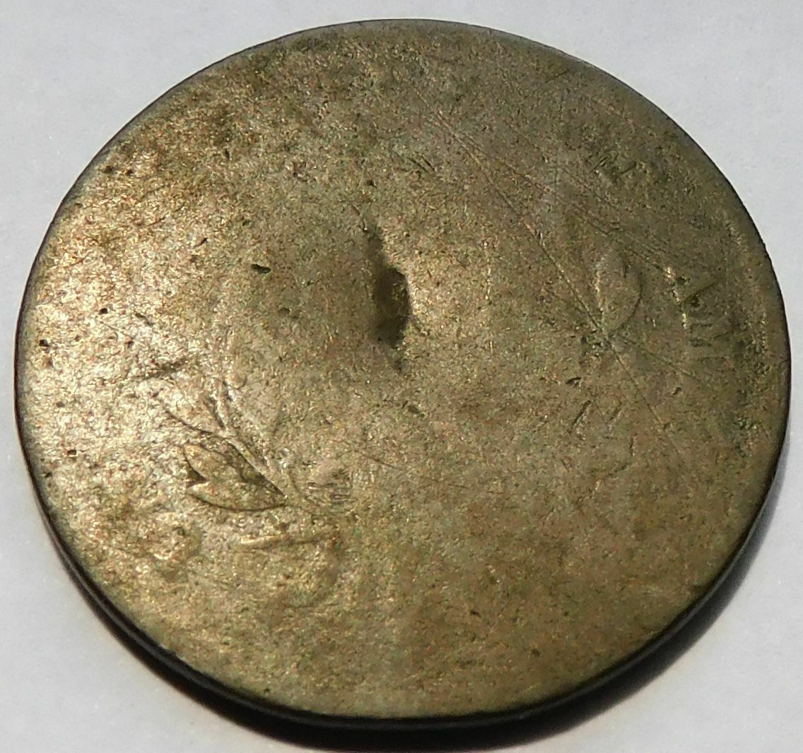 1797 Liberty Cap Half Cent - AG, Early Date 1/2C Penny - Fresh Stock Dated October 2025
