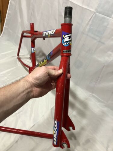 ORIGINAL PAINT DECALS 1990 DYNO DETOUR RED FRAME FORK BARS POST OLD SCHOOL BMX - Fresh Stock Dated October 2025