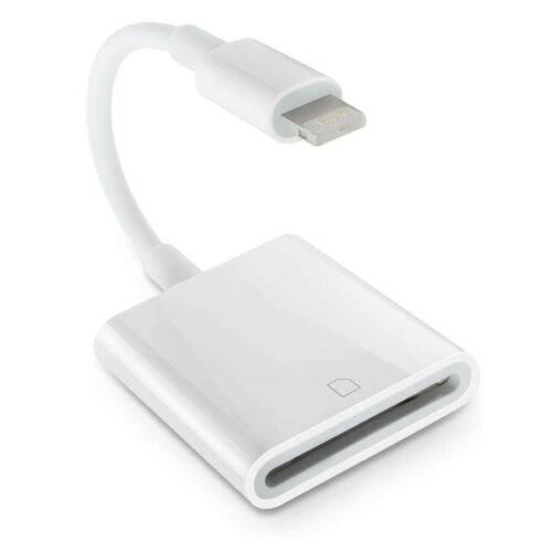 Camera SD Card Reader Adapter Cable for iPhone 8 Plus 6S Apple iPad Pro Air Mini - Fresh Stock Dated October 2025