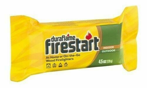 DURAFLAME 4841 FIRESTART 12 PACK FIRE LOG STARTER FIRELIGHTER WOODSTOVE FASTSHIP - Fresh Stock Dated October 2025