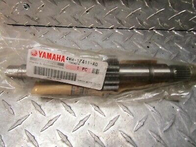 99-03 Yamaha Road Star XV1600 Transmission Main Shaft Axle 4WM-17411-A0-00 - Fresh Stock Dated October 2025