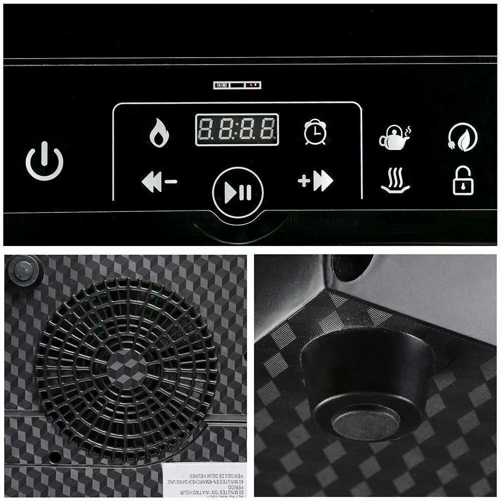 1800W Electric Single Induction Cooker Portable Burner Cooktop Digital Hot Plate - Fresh Stock Dated October 2025