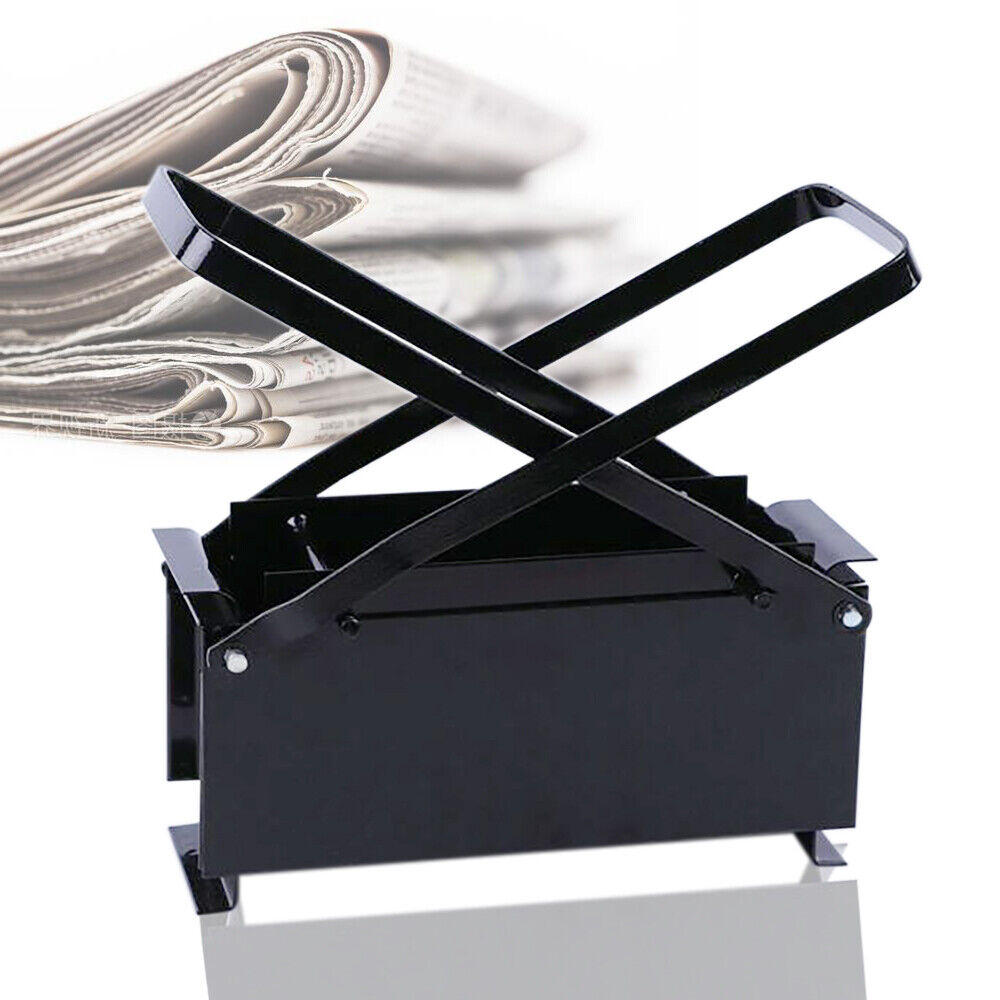 Brick Briquette Maker Paper/Newspaper Log Fire Eco Recycle Fuel Block Durable - Fresh Stock Dated October 2025