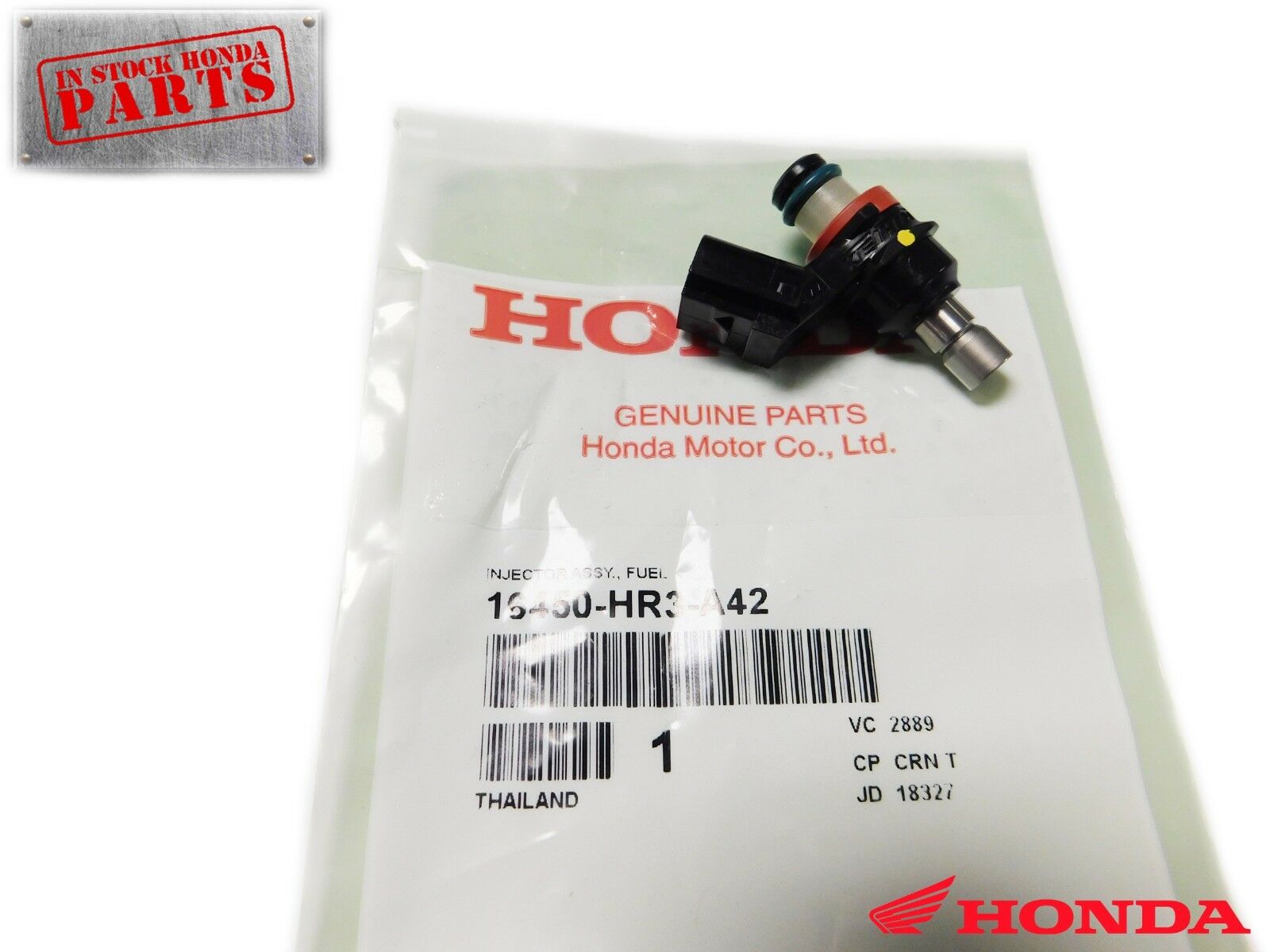 New Honda Fuel Injector TRX420 Rancher TRX500 Foreman Pioneer SXS500 OEM - Fresh Stock Dated October 2025