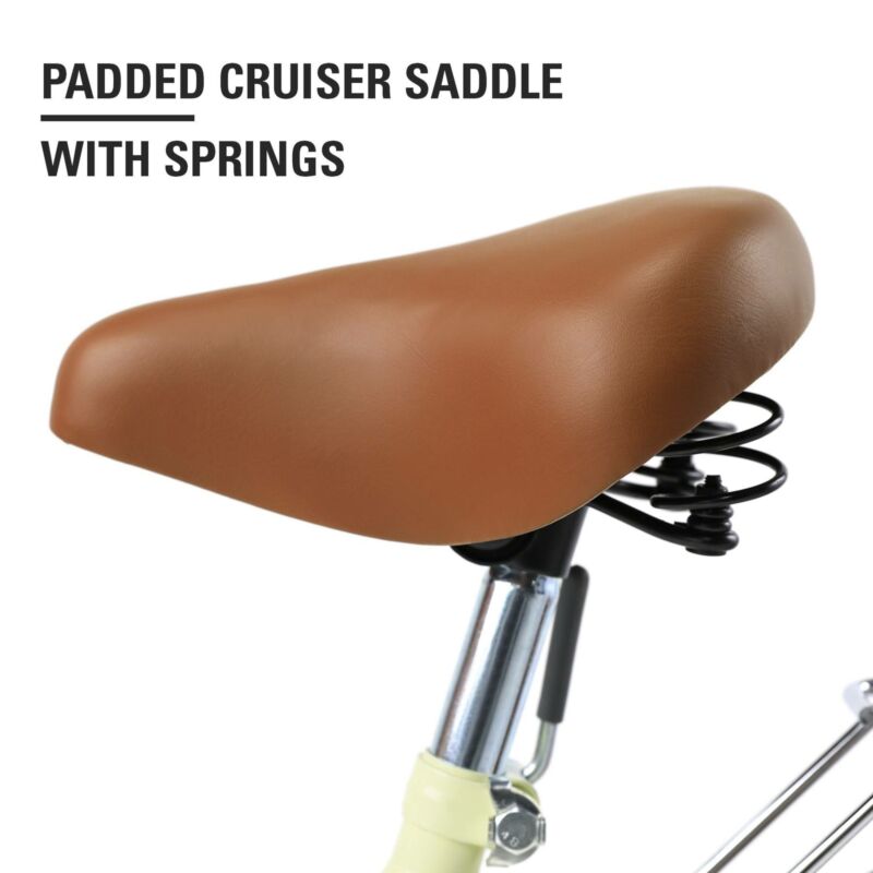 Beach Cruiser Bike 26 Inch Bicycle Step-through Frame Comfort Classic Ride - Fresh Stock Dated October 2025