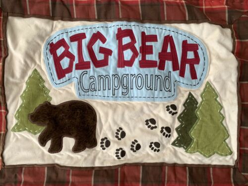 Woolrich Big Bear Campground Single Standard Sham Buffalo Plaid Camp Lodge Cabin - Fresh Stock Dated October 2025