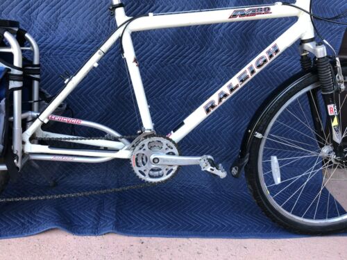 Raleigh M80 hard tail mountain bike and the Xtracycle Free Radical Cargo bike - Fresh Stock Dated October 2025
