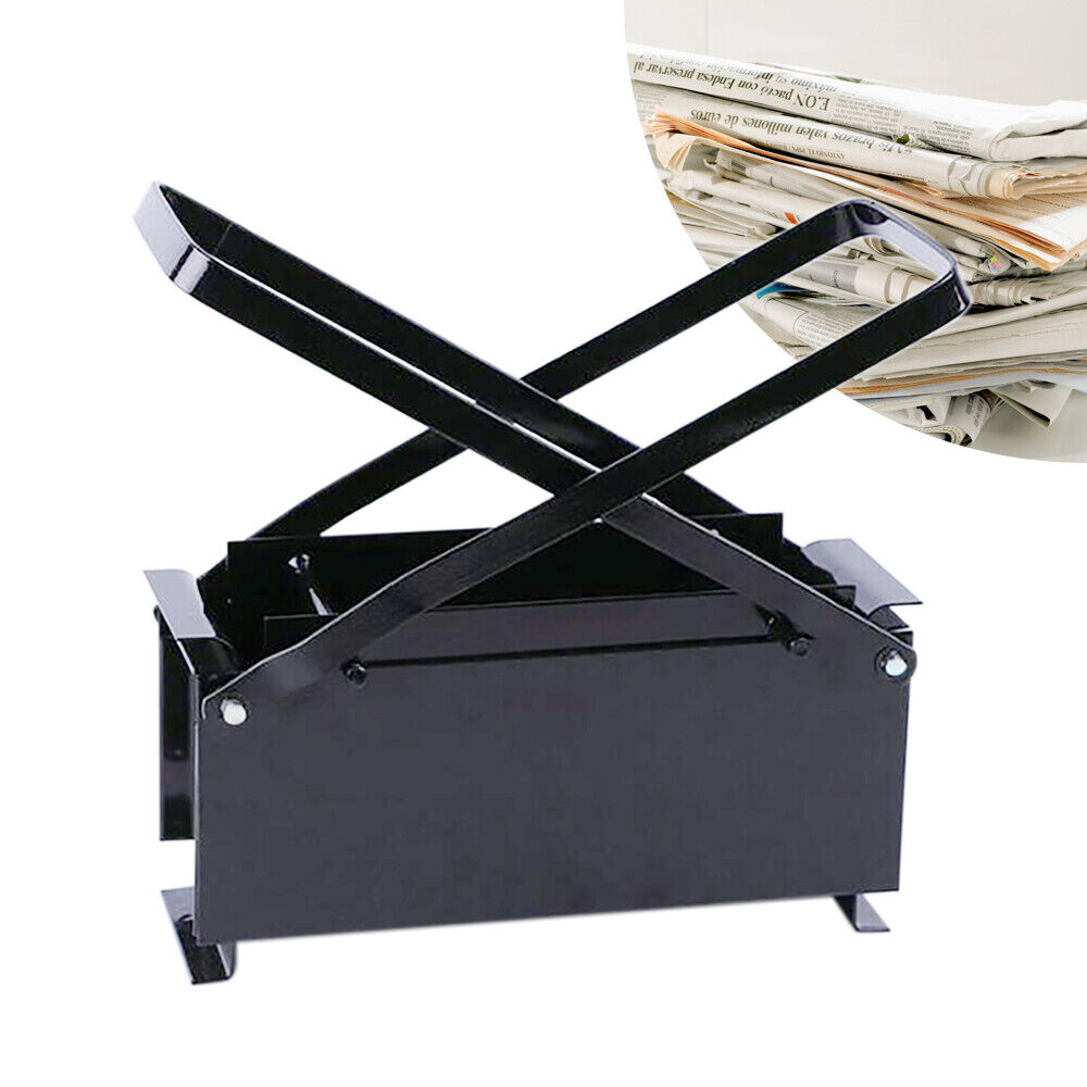 Brick Briquette Maker Paper/Newspaper Log Fire Eco Recycle Fuel Block Durable - Fresh Stock Dated October 2025