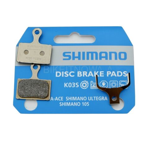 SHIMANO K03S Road Bike Resin Disc Brake Pads for BR- R9170/RS805/RS505 As K02S - Fresh Stock Dated October 2025