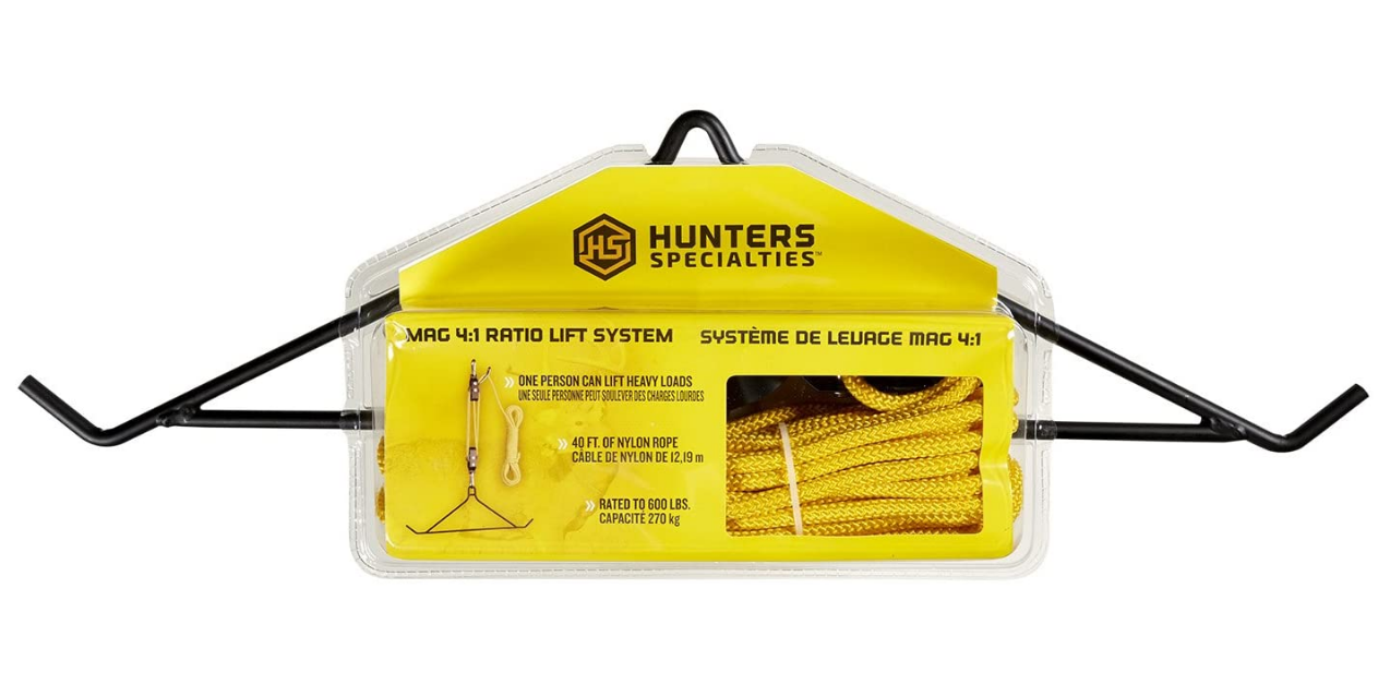 006458 Hunters Specialties Game Hoist Lift System 600# 00645 - Fresh Stock Dated October 2025