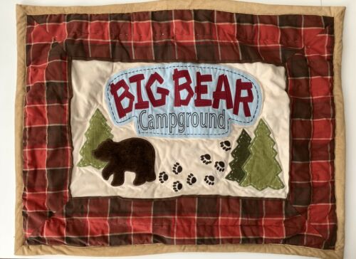 Woolrich Big Bear Campground Single Standard Sham Buffalo Plaid Camp Lodge Cabin - Fresh Stock Dated October 2025