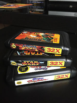 Sega Genesis 32x Sticker End Labels (For All 34 Custom Cartridge Game Stickers) - Fresh Stock Dated October 2025