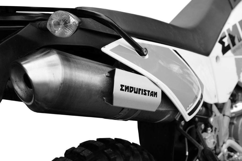 ENDURISTAN INFERNO EXHAUST HEAT SHIELD, MOTORCYCLE EXHAUST HEAT SHIELD LUSA-501 - Fresh Stock Dated October 2025