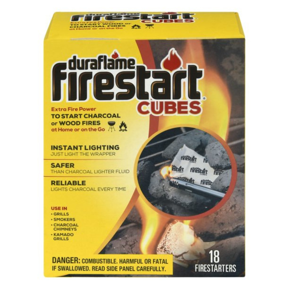 Duraflame Firestart Cubes 36 Pack, Fire Starters for Wood or Charcoal, Yellow - Fresh Stock Dated October 2025